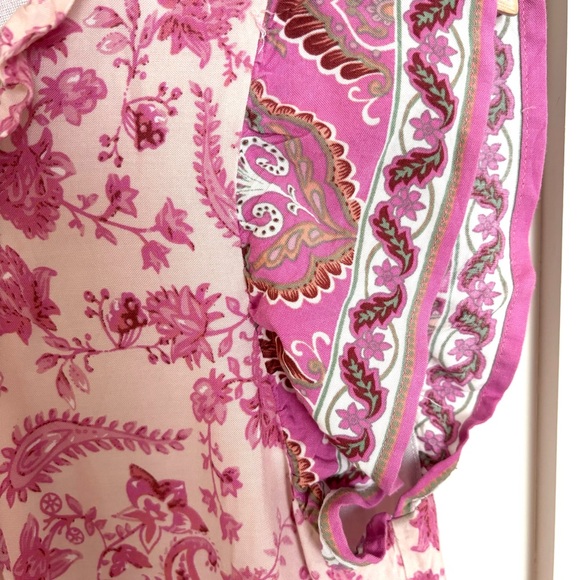 THML Pink & Green Dress - Picture 2 of 6